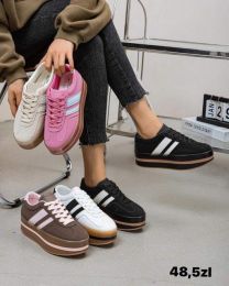 buty sportowe wiązane damskie (36-41/12P)