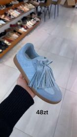 buty sportowe wiązane damskie (36-41/12P)