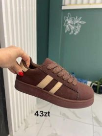 buty sportowe wiązane damskie (36-41/12P)