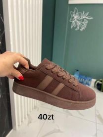 buty sportowe wiązane damskie (36-41/12P)