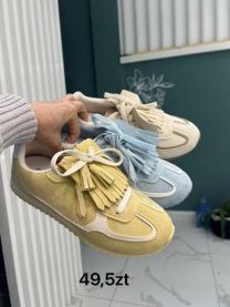 buty sportowe wiązane damskie (36-41/12P)