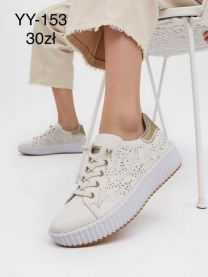 buty sportowe wiązane damskie (36-41/12P)