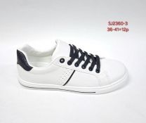 buty sportowe wiązane damskie (36-41/12P)