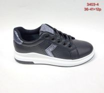 buty sportowe wiązane damskie (36-41/12P)