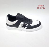 buty sportowe wiązane damskie (36-41/12P)