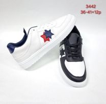 buty sportowe wiązane damskie (36-41/12P)