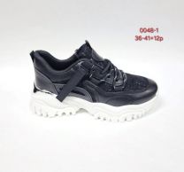buty sportowe wiązane damskie (36-41/12P)
