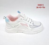 buty sportowe wiązane damskie (36-42/12P)