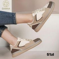 buty sportowe wiązane damskie (36-41/12P)