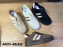 buty sportowe wiązane damskie (36-41/12P)