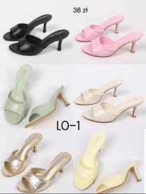 Klapki na obcasie (36-41/12P)