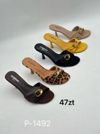 Klapki na obcasie (36-41/12P)