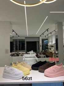 buty sportowe wiązane damskie (36-41/12P)