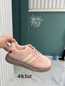 buty sportowe wiązane damskie (36-41/12P)
