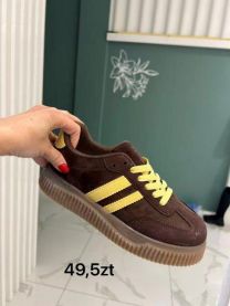 buty sportowe wiązane damskie (36-41/12P)