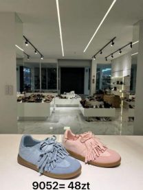 buty sportowe wiązane damskie (36-41/12P)