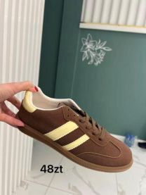 buty sportowe wiązane damskie (36-41/12P)