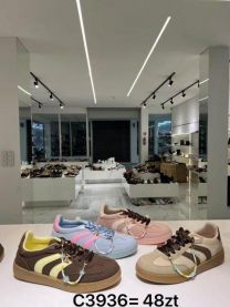 buty sportowe wiązane damskie (36-41/12P)