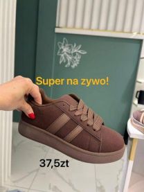 buty sportowe wiązane damskie (36-41/12P)