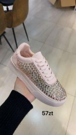 buty sportowe wiązane damskie (36-41/12P)