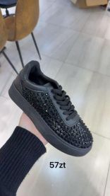 buty sportowe wiązane damskie (36-41/12P)