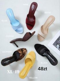 Klapki na obcasie (36-41/12P)