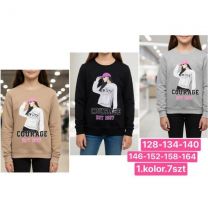 Bluzka Dziewczęca (128-164/7szt)