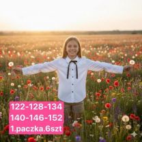 Koszula dziewczęca (122-152/6szt)