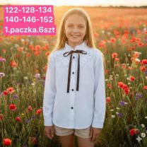 Koszula dziewczęca (122-152/6szt)