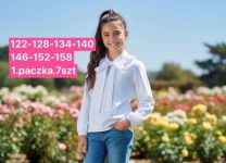 Koszula dziewczęca (122-158/7szt)