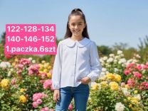 Koszula dziewczęca (122-152/6szt)