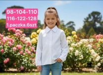 Koszula dziewczęca (98-128/6szt)