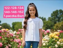 Koszula dziewczęca (122-152/6szt)