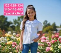 Koszula dziewczęca (122-152/6szt)