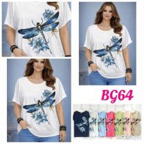 Bluzka damska (2XL-5XL/12szt)