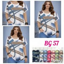 Bluzka damska (2XL-5XL/12szt)