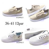 buty sportowe wiązane damskie (36-41/12P)