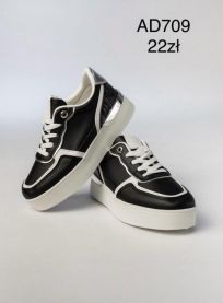 buty sportowe wiązane damskie (36-41/12P)