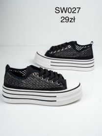 Trampki wiążane damskie(36-41/12P)