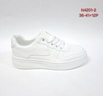 buty sportowe wiązane damskie (36-41/12P)