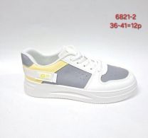 buty sportowe wiązane damskie (36-41/12P)