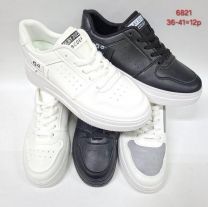 buty sportowe wiązane damskie (36-41/12P)