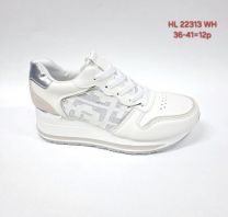 buty sportowe wiązane damskie (36-41/12P)