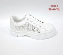 buty sportowe wiązane damskie (36-41/12P)