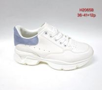 buty sportowe wiązane damskie (36-41/12P)