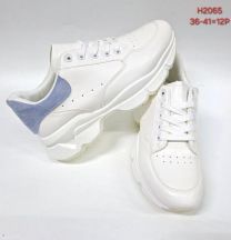 buty sportowe wiązane damskie (36-41/12P)