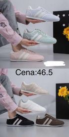 buty sportowe wiązane damskie (36-41/12P)