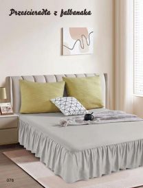 Prześcieradła z falbankami (200x220cm/6szt)