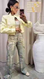 Spodnie jeans damskie (XS-XL/10szt)