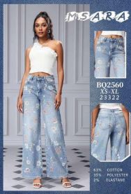 Spodnie jeans damskie (XS-XL/12szt)